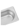 Bac Gastro GN 1/9 Inox - Sügavus 65 mm - 0,6 L - Dynasteel