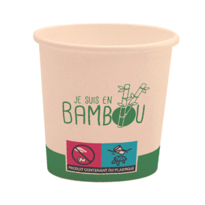 Organic Bamboo Cup - 10 cl - Pack of 300 - Ecological Alternatives