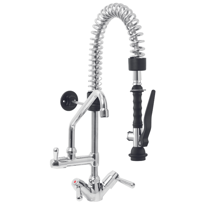 Mini Dish Spray with Single Hole Mixer - Advanced Features and Easy Installation | FourniResto Mini Dish Spray with Single Hole Mixer - Advanced Features and Easy Installation | FourniResto