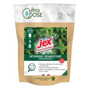 Puhastav desinfitseeriv aine Ultra Dose 5 L - piparmünt eukalüpt | Jex Professionnel