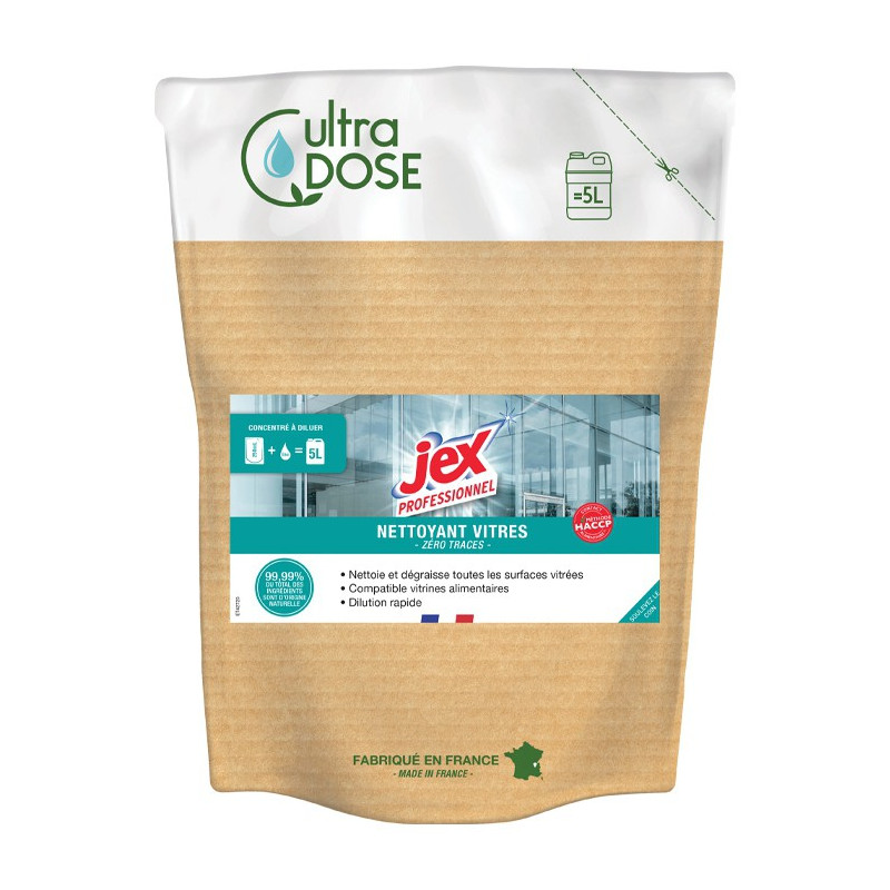 Ultra Dose Window Cleaner 5 L from Jex - Ecological and Efficient Ultra Dose Window Cleaner 5 L from Jex - Ecological and Efficient