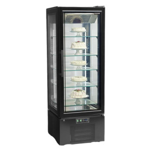 Vitrine Réfrigérée Pâtissière Négative - Klaasuksega - 248 L TEFCOLD UPD400-F