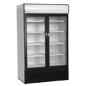 Vitrine Réfrigérée Canopée, Portes Vitrées - TEFCOLD 645 L - Sisemine valgustus, Optimaalne temperatuur