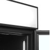 Vitrine Réfrigérée Positive Noire - 2 Portes Vitrées - 524 L TEFCOLD : Elegantsus ja jõudlus professionaalidele
