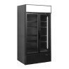 Vitrine Réfrigérée Positive Noire - 2 Portes Vitrées - 524 L TEFCOLD : Elegantsus ja jõudlus professionaalidele