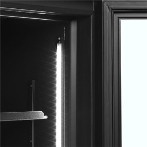 Vitrine Réfrigérée Positive Noire - 2 Portes Vitrées - 524 L TEFCOLD : Elegantsus ja jõudlus professionaalidele