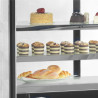Vitrine Jahutatud Leti 2 Klaasustega Must - TEFCOLD LPD1500F/BLACK