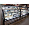 Vitrine Jahutuskapp Leti 2 Klaasustega Must - TEFCOLD LPD1500C/BLACK