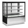Vitrine Jahutatud Leti 2 Klaasustega Must - TEFCOLD LPD1203F/BLACK | Fourniresto