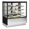 Vitrine Jahutatud Leti 2 Klaasustega Must - TEFCOLD LPD1203F/BLACK | Fourniresto