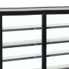 Vitrine Jahutatud Leti 2 Klaasustega Must - TEFCOLD LPD1203F/BLACK | Fourniresto