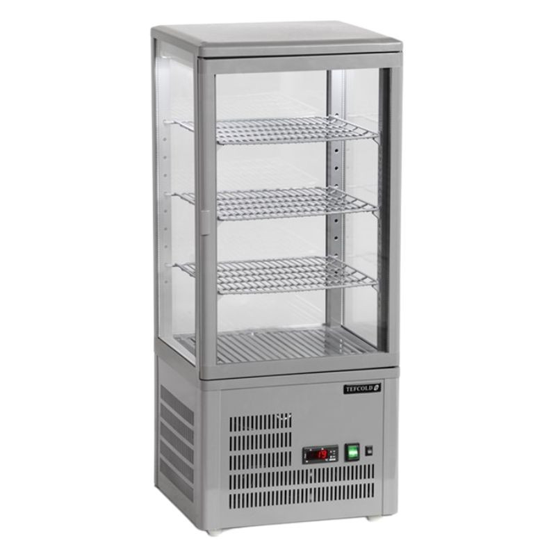 Vitrine Jahutatud Leti Klaasuksega Hall 78L TEFCOLD - Kvaliteetne professionaalne varustus Vitrine Jahutatud Leti Klaasuksega Hall 78L TEFCOLD - Kvaliteetne professionaalne varustus