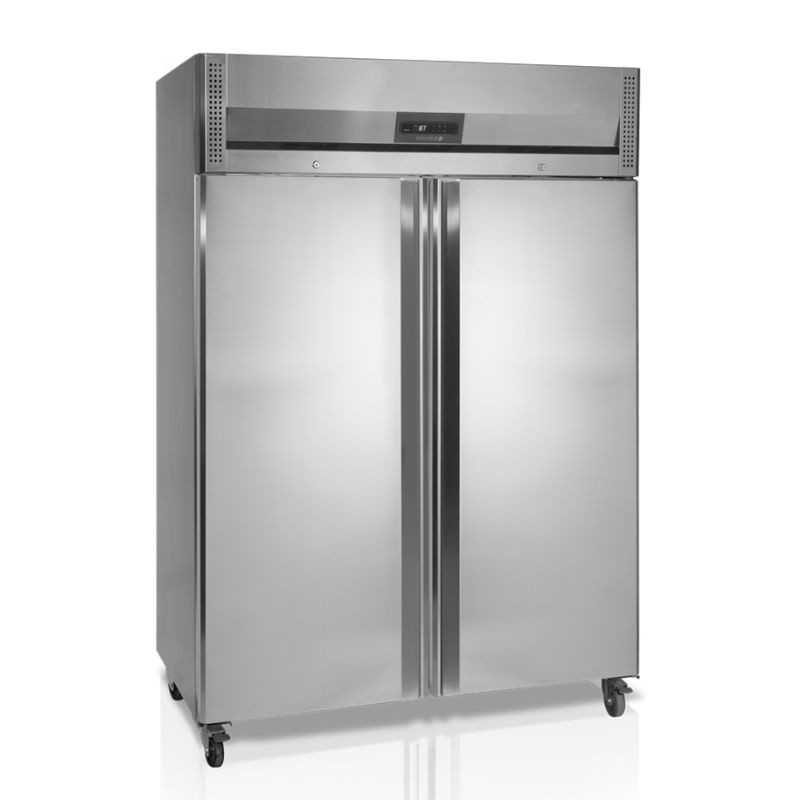 Armoire Réfrigérée Négative Inox - 2 Portes Pleines - 900 L TEFCOLD RK1010 : Stockage optimal pour professionnels Armoire Réfrigérée Négative Inox - 2 Portes Pleines - 900 L TEFCOLD RK1010 : Stockage optimal pour professionnels