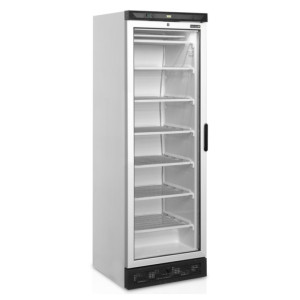 Vasakule avanev sügavkülmiku vitriin - 270 L TEFCOLD: klaasuks, LED-valgustus, maht 270 L