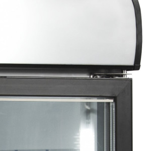 Vitrine Sügavkülmik 1657 L TEFCOLD - 3 Klaasust - Valge