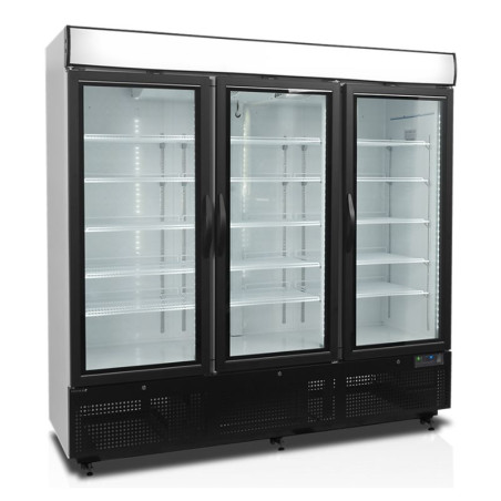 Vitrine Sügavkülmik 1657 L TEFCOLD - 3 Klaasust - Valge