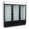 Vitrine Sügavkülmik 1657 L TEFCOLD - 3 Klaasust - Valge