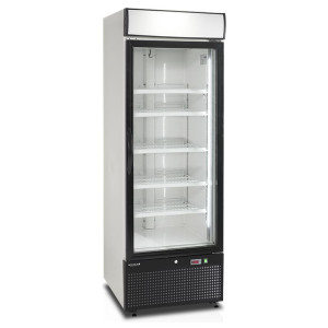 Valge vertikaalne sügavkülmik - 1 klaasuks - 412L - TEFCOLD