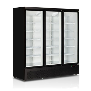 Must sügavkülmavitriin - 3 klaasust - 1090 L | TEFCOLD Atom Maxi