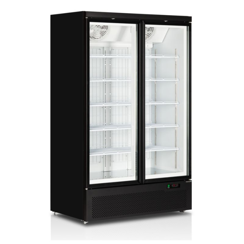 Must vertikaalne sügavkülmik - 702 L | TEFCOLD | Ideaalne professionaalseks toitlustamiseks | Energiasääst, klaasuksed Must vertikaalne sügavkülmik - 702 L | TEFCOLD | Ideaalne professionaalseks toitlustamiseks | Energiasääst, klaasuksed