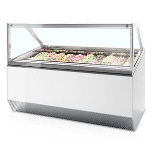 Ventileeritud klaasvitriin sirge esiküljega - 20 x 5 L | TEFCOLD MILLENNIUM ST20