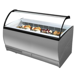 Vitrine Jäätisega koos Hingamiskaitsega Kumer Klaas - TEFCOLD ISABELLA 13LX