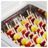 Vitrine Comptoir à Glace - 3 x 5 L de TEFCOLD : Optimaalne esitlemine ja lihtne ligipääsetavus Vitrine Comptoir à Glace - 3 x 5 