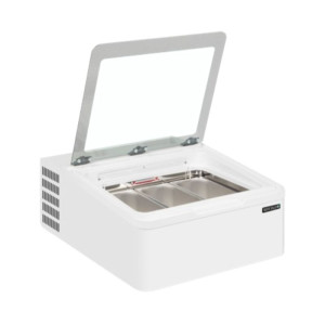 Vitrine Comptoir à Glace - 3 x 5 L de TEFCOLD : Optimaalne esitlemine ja lihtne ligipääsetavus Vitrine Comptoir à Glace - 3 x 5 