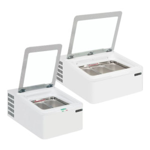 Vitrine Comptoir à Glace - 3 x 5 L de TEFCOLD : Optimaalne esitlemine ja lihtne ligipääsetavus Vitrine Comptoir à Glace - 3 x 5 
