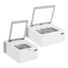 Vitrine Comptoir à Glace - 3 x 5 L de TEFCOLD : Optimaalne esitlemine ja lihtne ligipääsetavus Vitrine Comptoir à Glace - 3 x 5 