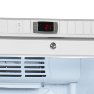 Valge meditsiiniline külmik 1 klaasuks - 260 L | TEFCOLD