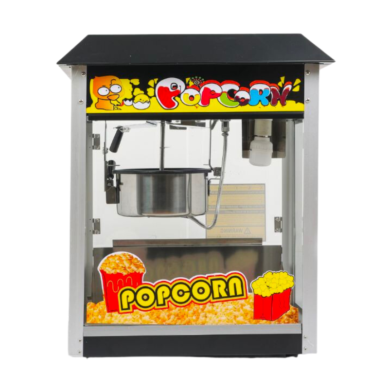 Machine à Pop-Corn Professionnelle - Noire Dynasteel : Puissante, résistante et design impeccable. Machine à Pop-Corn Professionnelle - Noire Dynasteel : Puissante, résistante et design impeccable.