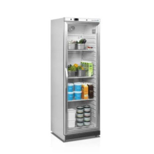 Klaasitud Positiivne Külmkapp - Roostevaba Teras - 350 L | TEFCOLD