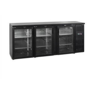 Tagumine baar Külmik 3 klaasist ust - 442 L | TEFCOLD CBC310G