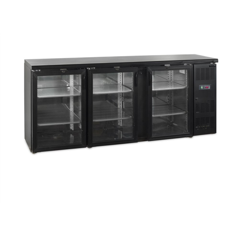 Tagumine baar Külmik 3 klaasist ust - 442 L | TEFCOLD CBC310G