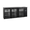 Tagumine baar Külmik 3 klaasist ust - 442 L | TEFCOLD CBC310G
