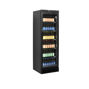 Must joogijahutuskapp - klaasuksega 347 L TEFCOLD: Optimaalne esitlus ja elegants ????