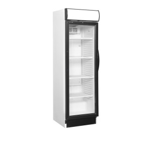 Klaasuksega vasakpoolne külmkapp - TEFCOLD CEV425CP