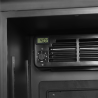 Must klaasustega joogijahuti 114 L TEFCOLD LED