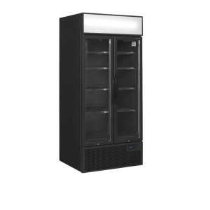 Must Jahutuskapp TEFCOLD - 2 Klaasust - 535 L