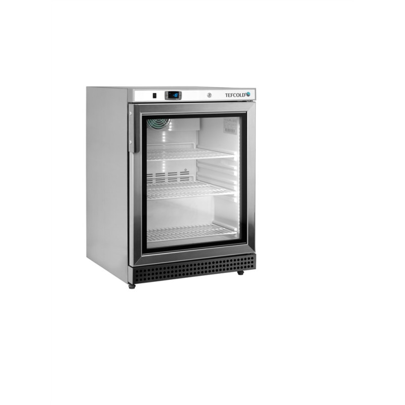 Armoire Réfrigérée Négative Vitrée Inox TEFCOLD 120 L Armoire Réfrigérée Négative Vitrée Inox TEFCOLD 120 L