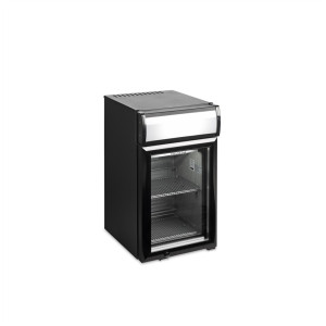 Klaasuksega Mini külmik TEFCOLD BC25CP - 22 L