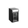 Klaasuksega Mini külmik TEFCOLD BC25CP - 22 L