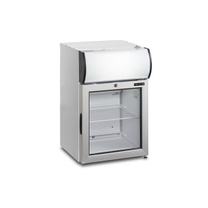 Mini külmik TEFCOLD - Klaasuks 45 L & LED-varikatus