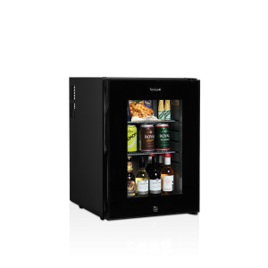 Mini Frigo Baar Klaasuksega Must 35 L TEFCOLD TM44G Tõhus ja Elegantne