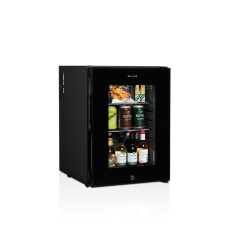 Mini Frigo Baar Klaasuksega Must 35 L TEFCOLD TM44G Tõhus ja Elegantne