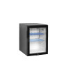 Mini Frigo Bar TEFCOLD Must 34 L - Klaasuksega - Kompressor
