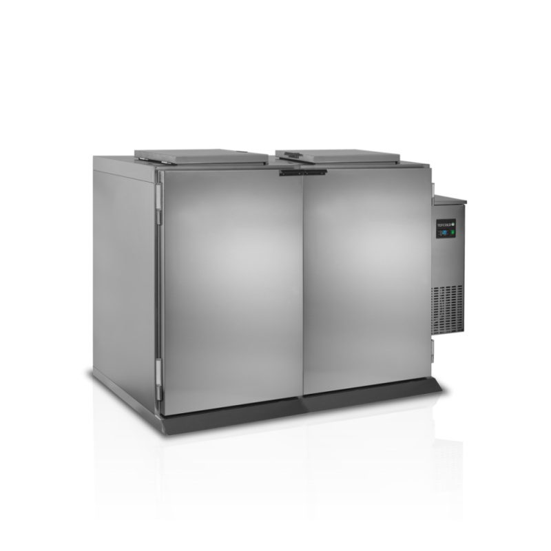 Stainless Steel Refrigerated Bin - 2 Doors TEFCOLD 120 L Stainless Steel Refrigerated Bin - 2 Doors TEFCOLD 120 L