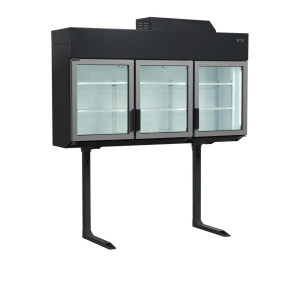 Must kapp-sügavkülmik 3 ust 545 L TEFCOLD MTF185B - Ventileeritud tangentsiaalne jahutus