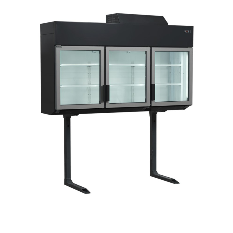 Must kapp-sügavkülmik 3 ust 545 L TEFCOLD MTF185B - Ventileeritud tangentsiaalne jahutus Must kapp-sügavkülmik 3 ust 545 L TEFCOLD MTF185B - Ventileeritud tangentsiaalne jahutus